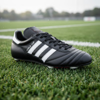 adidas Mundial World Cup IJzeren-Nop Voetbalschoenen (SG) Zwart Wit