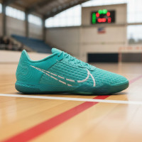 Nike React Gato Chaussures de Foot en Salle (IN) Turquoise Blanc