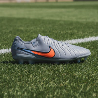Nike Tiempo Legend 10 Elite Gras Voetbalschoenen (FG) Lichtblauw Felrood Zwart