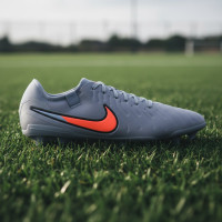 Nike Tiempo Legend 10 Pro Gras Voetbalschoenen (FG) Lichtblauw Felrood Zwart