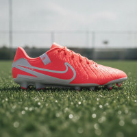 Nike Tiempo Legend 10 Academy Gras / Kunstgras Voetbalschoenen (MG) Felrood Wit
