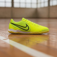 Nike Tiempo Legend 10 Academy Chaussures de Foot en Salle (IN) Jaune Noir Orange
