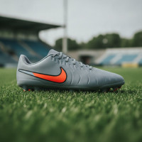 Nike Tiempo Legend 10 Club Gazon Naturel Gazon Artificiel Chaussures de Foot (MG) Bleu Clair Rouge Vif Noir