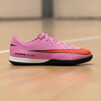 Nike Zoom Mercurial Vapor 16 Academy Chaussures de Foot en Salle (IN) Rose Rouge Vif Bleu Clair