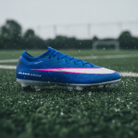 Nike Zoom Mercurial Vapor 16 Elite Crampons Vissés Chaussures de Foot (SG) Pro Player Bleu Blanc Rose Vif