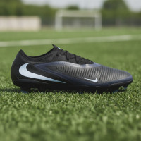 Nike Phantom 6 Low Pro Gras Voetbalschoenen (FG) Zwart Lichtblauw