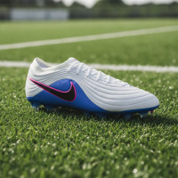 Nike Tiempo Maestro Elite Gras Voetbalschoenen (FG) Wit Blauw Felroze