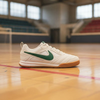 Nike Gato Chaussures de Foot en Salle (IN) Enfants Blanc Vert Foncé Marron