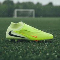 Nike Phantom 6 High Elite IJzeren-Nop Voetbalschoenen (SG) Pro Player Geel Oranje Zwart