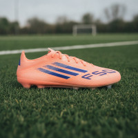 adidas F50 Pro Gras Voetbalschoenen (FG) Oranje Blauw Wit