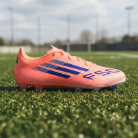 adidas F50 League Gras / Kunstgras Voetbalschoenen (MG) Oranje Blauw Wit