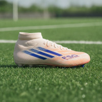 adidas F50 Sparkfusion League Gras / Kunstgras Voetbalschoenen (MG) Dames Oranje Blauw