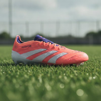 adidas Predator Elite Gazon Naturel Chaussures de Foot (FG) Orange Blanc Bleu