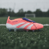 adidas Predator Elite FT Crampons Vissés Chaussures de Foot (SG) Orange Blanc Bleu