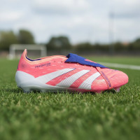 adidas Predator Elite FT Gras Voetbalschoenen (FG) Oranje Wit Blauw