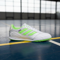 adidas Super Sala III Zaalvoetbalschoenen (IN) Wit Lichtgroen Zwart
