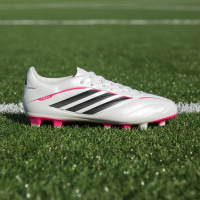 adidas Copa Pure IV Club Gazon Naturel Artificiel Chaussures de Foot (MG) Blanc Noir Rouge