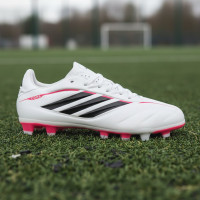 adidas Copa Pure IV Club Gras / Kunstgras Voetbalschoenen (MG) Kids Wit Zwart Rood