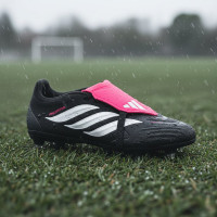 adidas Predator League FT Crampons Vissés Chaussures de Foot (SG) Noir Blanc Rouge