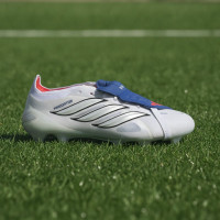 adidas Predator Elite FT Gras Voetbalschoenen (FG) Wit Zilver Blauw Rood