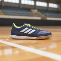 adidas Top Sala Competition II Chaussures de Foot en Salle (IN) Bleu Bleu Foncé Blanc Néon Jaune