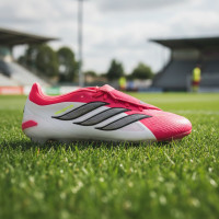 adidas Predator Pro FT Gras Voetbalschoenen (FG) Rood Wit Zwart