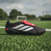 adidas Predator Pro FT Gras Voetbalschoenen (FG) Zwart Wit Rood