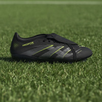 adidas Predator Pro FT Gras Voetbalschoenen (FG) Zwart Donkergrijs Neongeel