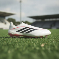 adidas Copa Pure IV Elite Veterloze Gras Voetbalschoenen (FG) Wit Zwart Rood