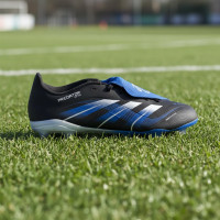 adidas Predator Bellingham League FT Gras / Kunstgras Voetbalschoenen (MG) Kids Zwart Wit Blauw