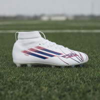 adidas F50 Sparkfusion League Gazon Naturel Artificiel Chaussures de Foot (MG) Enfants Blanc Bleu Rouge