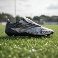 adidas F50 Tunit Y-3 Elite Chaussures de Foot Gazon Naturel (FG) Noir Gris Argenté