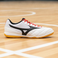 Mizuno Morelia Sala Club Chaussures de Foot en Salle (IN) Blanc Noir Rouge