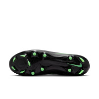 Nike Phantom 6 Low Pro Gras Voetbalschoenen (FG) Zwart Felgroen