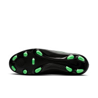 Nike Phantom 6 Low Club Gras / Kunstgras Voetbalschoenen (MG) Zwart Felgroen