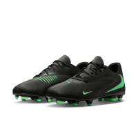 Nike Phantom 6 Low Club Gras / Kunstgras Voetbalschoenen (MG) Zwart Felgroen