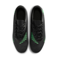 Nike Phantom 6 Low Club Gras / Kunstgras Voetbalschoenen (MG) Zwart Felgroen