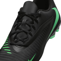 Nike Phantom 6 Low Club Gras / Kunstgras Voetbalschoenen (MG) Zwart Felgroen
