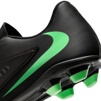Nike Phantom 6 Low Club Gras / Kunstgras Voetbalschoenen (MG) Zwart Felgroen