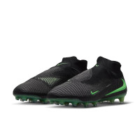 Nike Phantom 6 High Elite Kunstgras Voetbalschoenen (AG) Zwart Felgroen