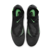 Nike Phantom 6 High Elite Kunstgras Voetbalschoenen (AG) Zwart Felgroen