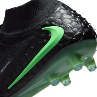Nike Phantom 6 High Elite Kunstgras Voetbalschoenen (AG) Zwart Felgroen