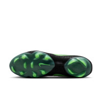 Nike Tiempo Maestro Elite Gras Voetbalschoenen (FG) Zwart Felgroen Zilvergrijs