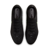 Nike Tiempo Maestro Elite Gras Voetbalschoenen (FG) Zwart Felgroen Zilvergrijs