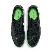 Nike Tiempo Streetgato Straatvoetbalschoenen Zwart Wit Felgroen