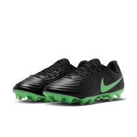 Nike Tiempo Maestro Academy Gras / Kunstgras Voetbalschoenen (MG) Zwart Felgroen Zilvergrijs