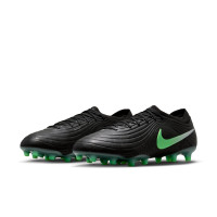 Nike Tiempo Maestro Elite Kunstgras Voetbalschoenen (AG) Zwart Felgroen Zilvergrijs