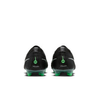 Nike Tiempo Maestro Elite Kunstgras Voetbalschoenen (AG) Zwart Felgroen Zilvergrijs