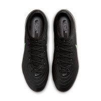 Nike Tiempo Maestro Elite Kunstgras Voetbalschoenen (AG) Zwart Felgroen Zilvergrijs