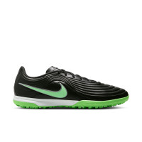 Nike Tiempo Maestro Academy Turf Voetbalschoenen (TF) Zwart Felgroen Zilvergrijs